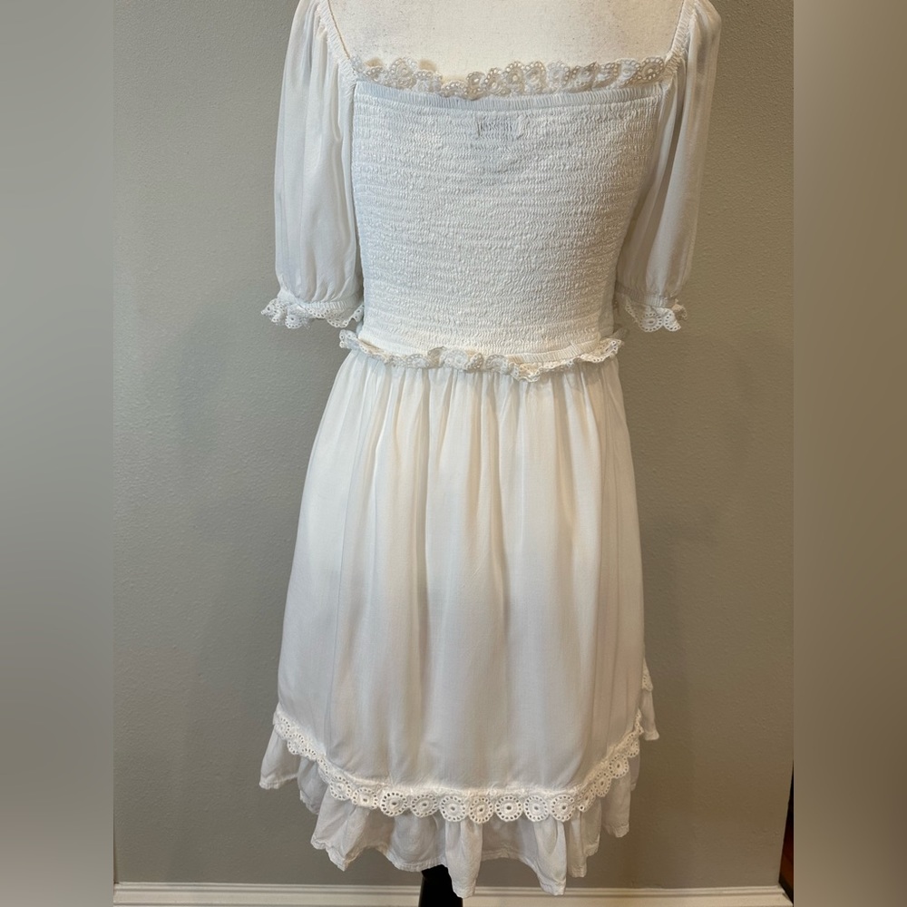 Top shop white cotton dress